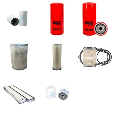 Filter kit for Case 1640 with DT466 Engine Serial No -JJC0038345