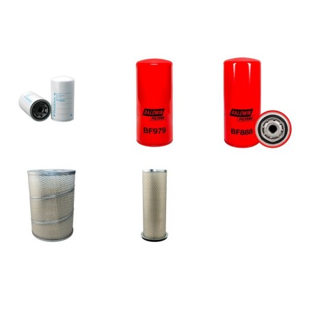 Filter kit for Case 1640 with DT466 Engine Serial No -JJC0038345
