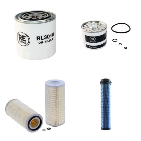 Filter kit for Case 733 (S)(XL) Air Oil Fuel Filters