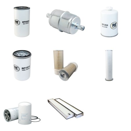 Filter kit for Case Maxxum 5140 with Cummins 6T590 Engine