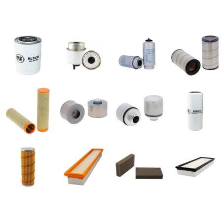 Filter kit for Case CVX 195 with SISU TIER III Engine  YR 2006-