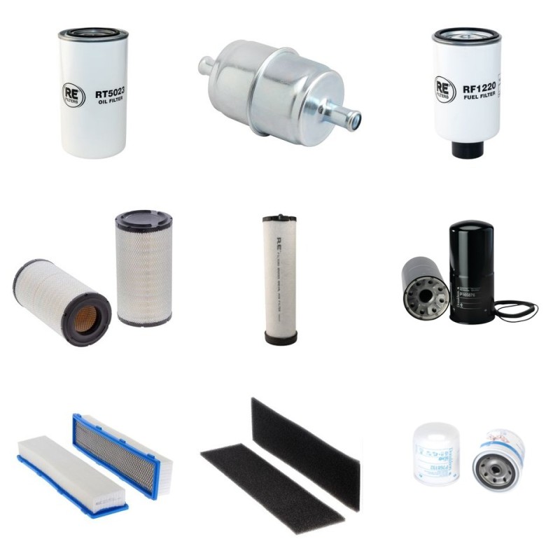 Filter kit for Case-International-STEYR MX 150 with Cummins 9-590 Engine