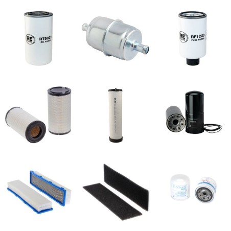 Filter kit for Case-International-STEYR MX 150 with Cummins 9-590 Engine