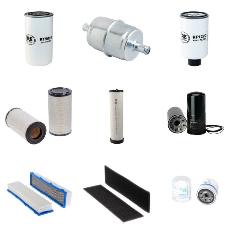 Filter kit for Case-International-STEYR MX 170 with Cummins 9-590 Engine