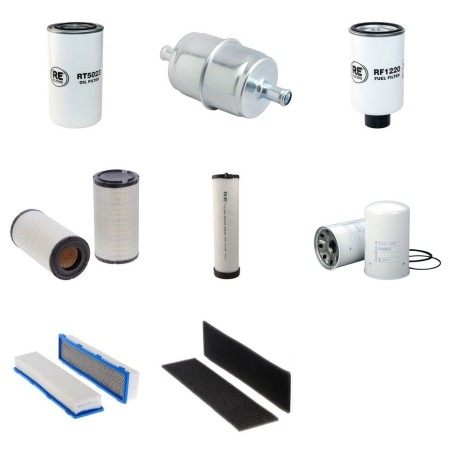 Filter kit for Case-International-STEYR MX 100 with Cummins 9T590 Engine