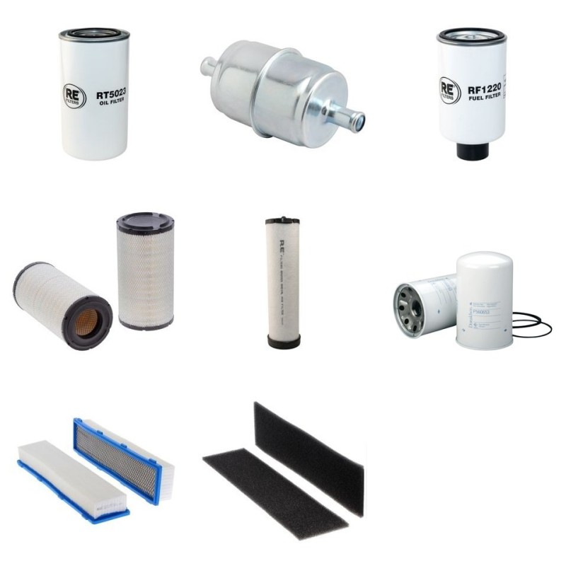 Filter kit for Case-International-STEYR MX 110 with Cummins 9T590 Engine