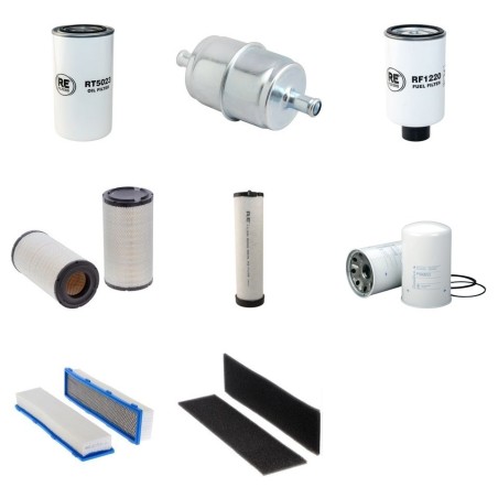 Filter kit for Case-International-STEYR MX 120 with Cummins 9T590 Engine