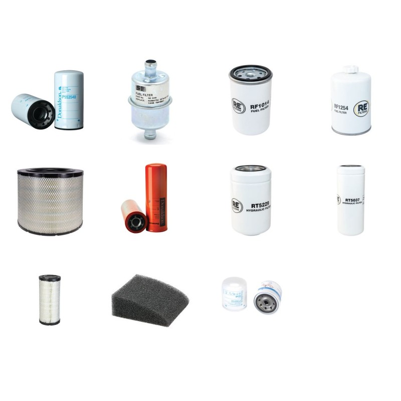 Filter kit for Case MX 200 with Cummins 6C8.3 Engine