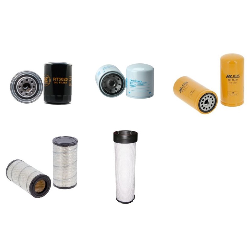 Filter kit suitable for CAT D3G with CAT Engine Serial No BYR1-JMH1-