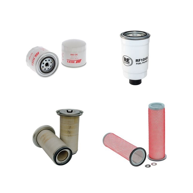 DEUTZ AGROPLUS 410F Filter Service Kit w/SAME 1000.4WT Eng.   YR  2009-