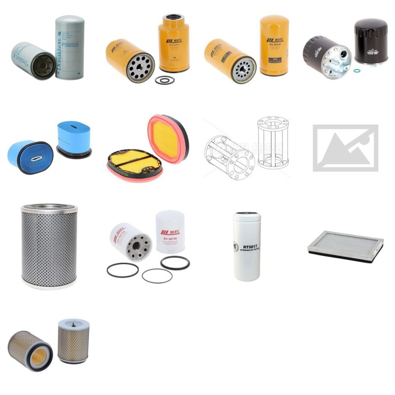 Filter kit suitable for CAT D6NXL with CAT C6.6C6E9640- Engine Serial No GHS1-/MLW1-