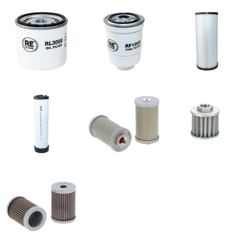 Filter kit suitable for CAT DP25N with Mitsubishi Engine
