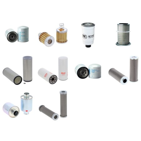 HUERLIMANN H 6165 MASTER Filter Service Kit w/1000.6Wt Eng.