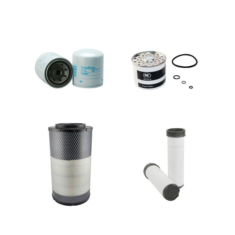 Filter Kit for JCB Fastrac 2125 Air Oil Fuel Filters with Perkins 1006.6T Engine Year 04.98- 130/139/147 CH