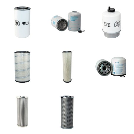 Filter Kit for JCB Fastrac 3220 with Cummins Qsb 5.9 Engine 2005-