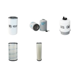 Filter Kit for JCB Fastrac 3220 Air Oil Fuel Filters with Cummins QSB 5.9 Engine Year 2005-