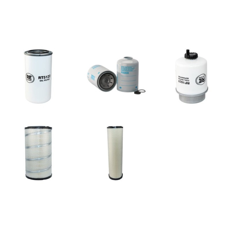 Filter Kit for JCB Fastrac 3220 Air Oil Fuel Filters with Cummins QSB 5.9 Engine Year 2005-