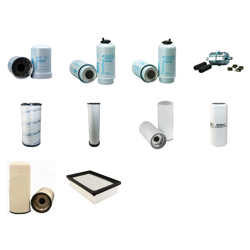 Filter Kit for John Deere 670D with JD Engine Year 2008-
