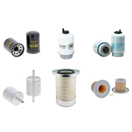 Filter Kit for John Deere 6410 with J.D. 4045T Engine Air, Oil, Fuel Filters