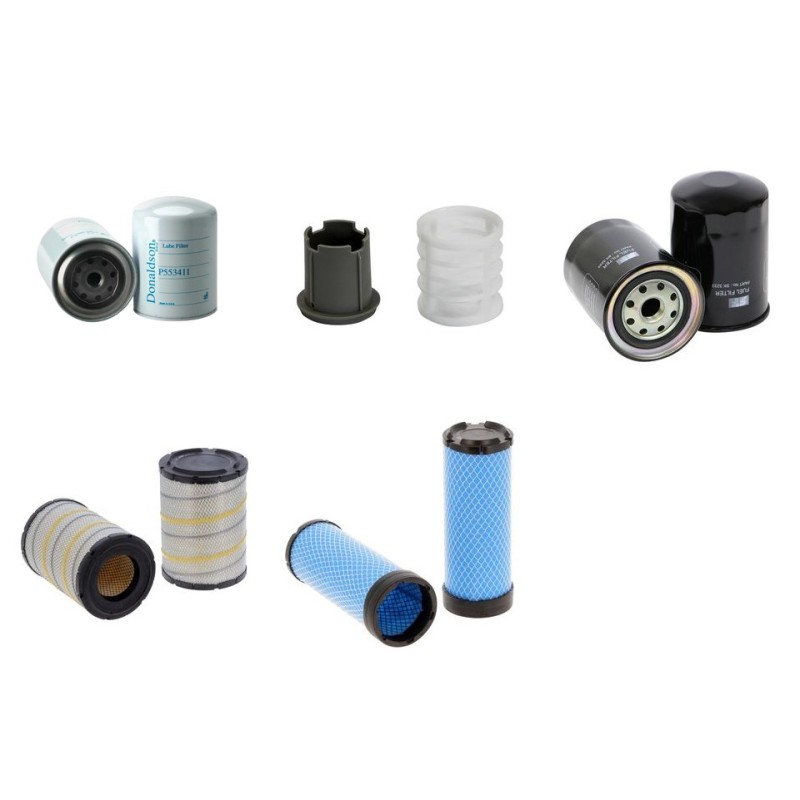 Filter Kit for Kubota M 130  x with Kubota V 6108 Engine YR 2010-