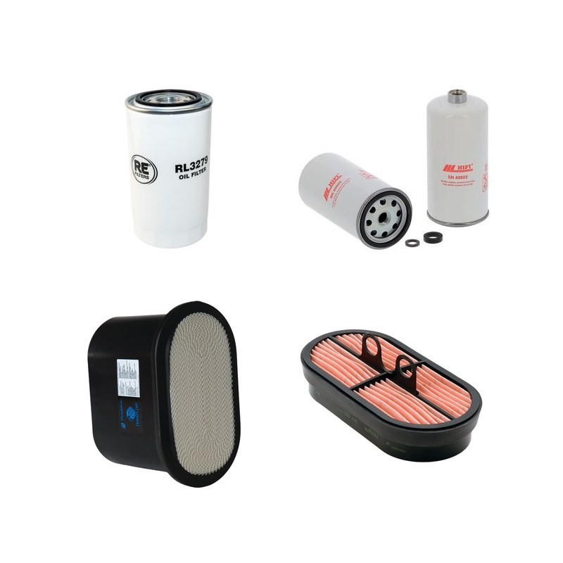 Filter kit for New Holland TD5.105 Air Oil Fuel Filters with NEF Engine Year 2012-