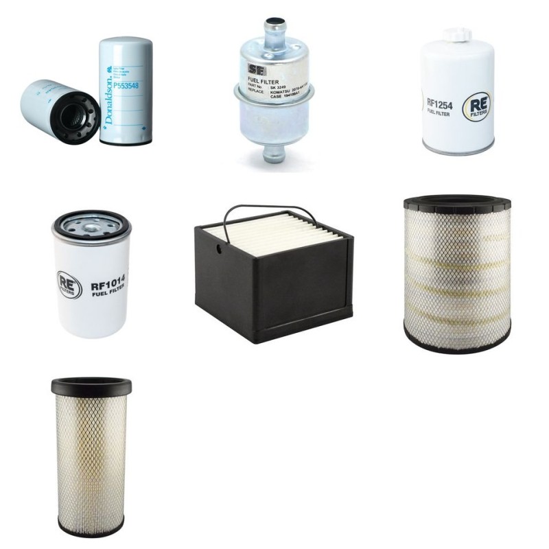 Filter kit for New Holland TG230 with Cummins Engine Year 2003-