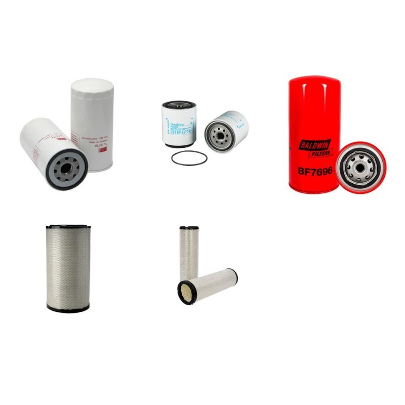 Filter kit for New Holland CX860 Air Oil Fuel Filters with Iveco Cursor Engine Year 2002-
