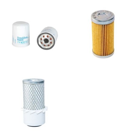 Filter Kit for Toro ReelMaster 216 (D) Air Oil Fuel Filters with Perkins/Shibaura Engine SN Air-Fins