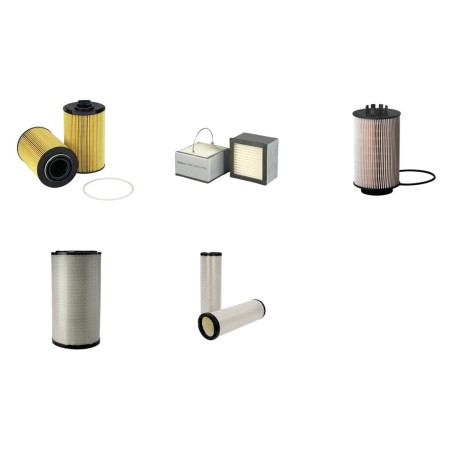WILLIBALD EP 5500 SHARK 2 Filter Service Kit w/MAN D2676 Eng.   YR  2015