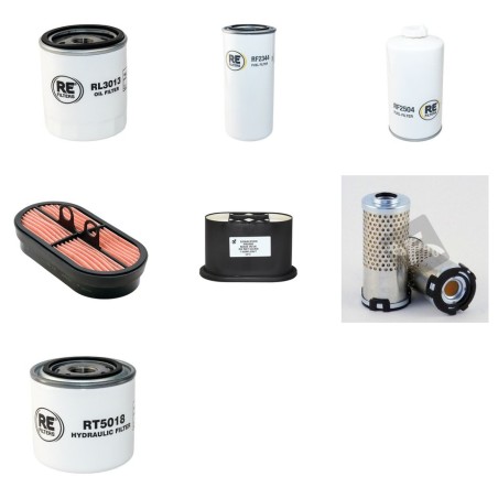 Filter Kit for Thwaites 6T / 9T Dumper with Deutz Engine Mach 690/866 1000hr