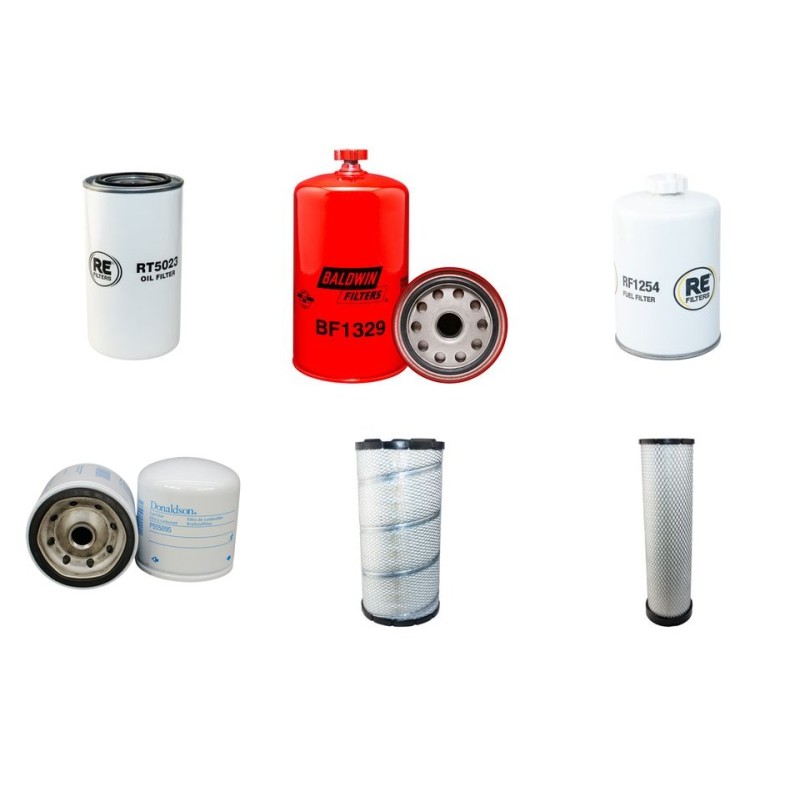Filter Kit for Hyundai R 220-9 S with Cummins Engine 01.2012 - Air Oil Fuel