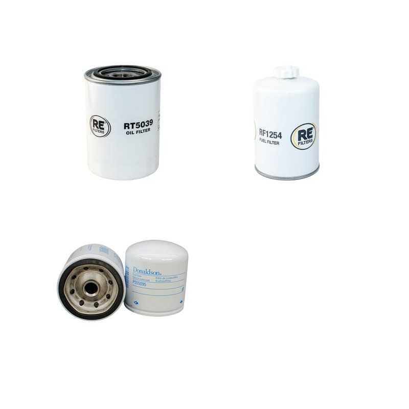 Filter Kit for Sany SPR 200-5 with Cummins 4BTAA3.9-C125 engine Air Oil Fuel