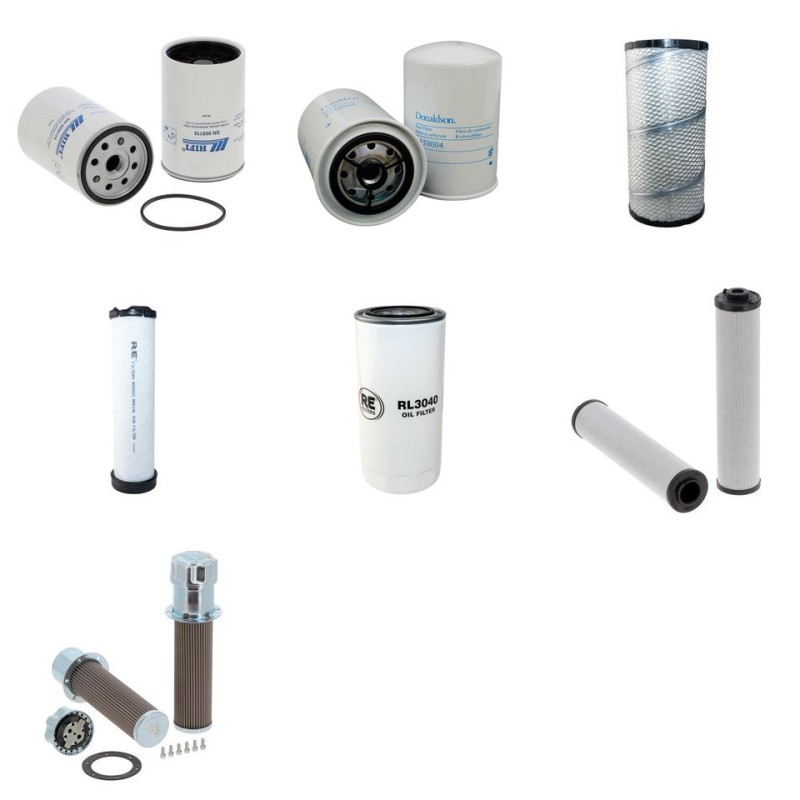 MECALAC 714 MC Filter Service Kit w/DEUTZ TCD2012L04eng.