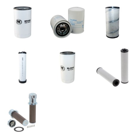MECALAC 714 MC Filter Service Kit w/DEUTZ TCD2012L04eng.