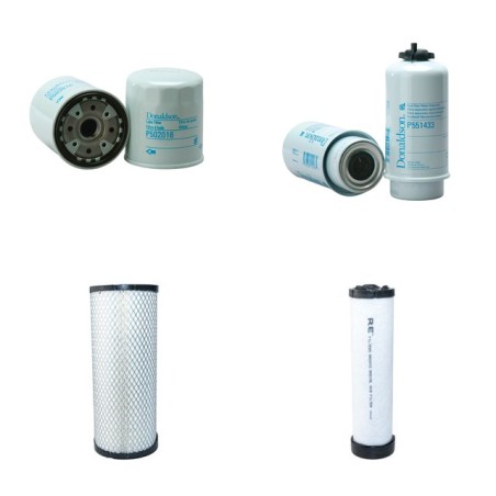 Filter Kit for JCB 48Z-1 with Perkins 404D-22 Engine Air, Oil, Fuel Filters