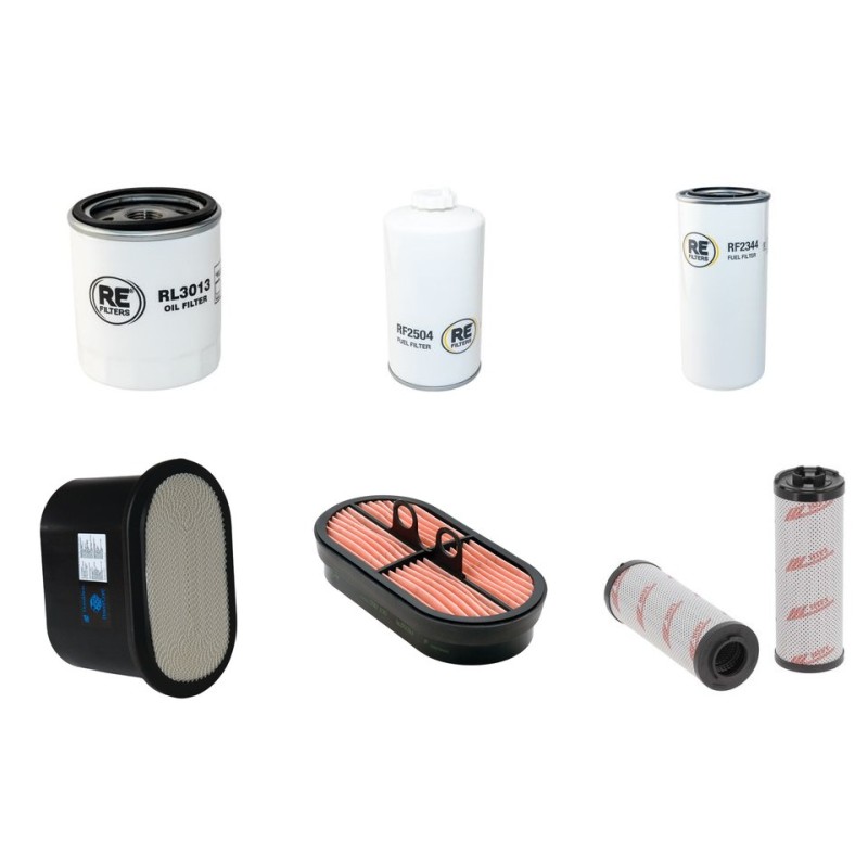 MECALAC 714 MC Filter Service Kit w/DEUTZ TCD3.6L4eng.