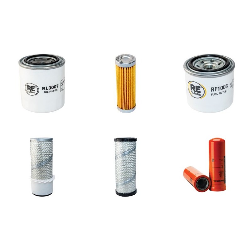 Filter Kit for Ransomes Jacobsen LF 135 with Kubota D 1105 TBEngine 