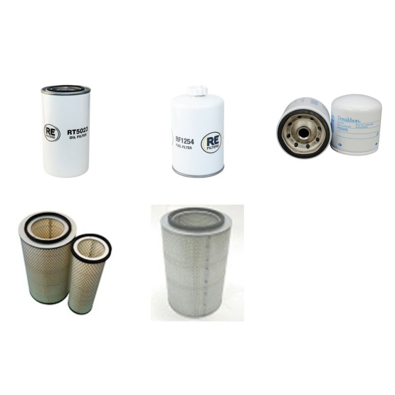 Filter Kit for Sany SY 210 C-5 with Cummins 6BT5.9C engine Air Oil Fuel