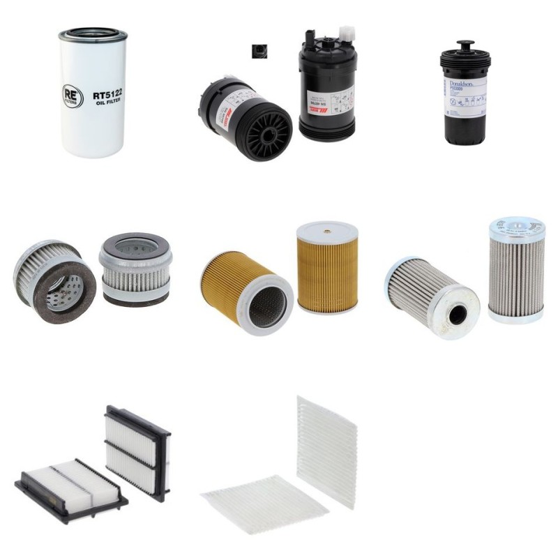 Filter Kit for Sany SY 215 C-9 with Sany Power D06engine 
