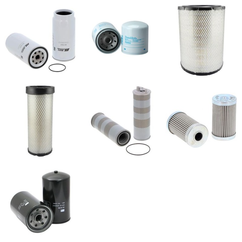 Filter Kit for Sany SY 215-8 with Mitsubishi engine 