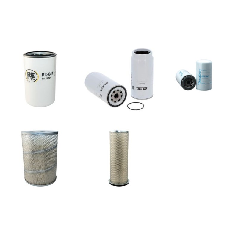 Filter Kit for Sany SY 235 C with Isuzu CC-6BG1TRP engine Air Oil Fuel