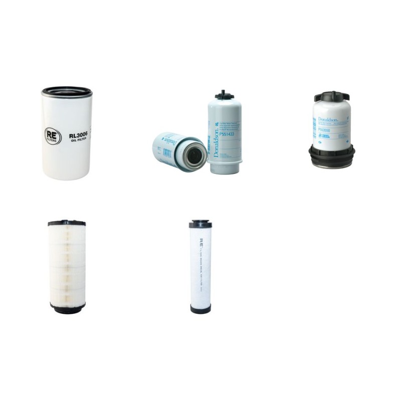 Filter Kit for JCB HYDRADIG 110W Air Oil Fuel Filters with JCB Engine Year 2017