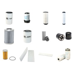 JCB JZ140 Filter Service Kit with JCB Engine Year 2017-