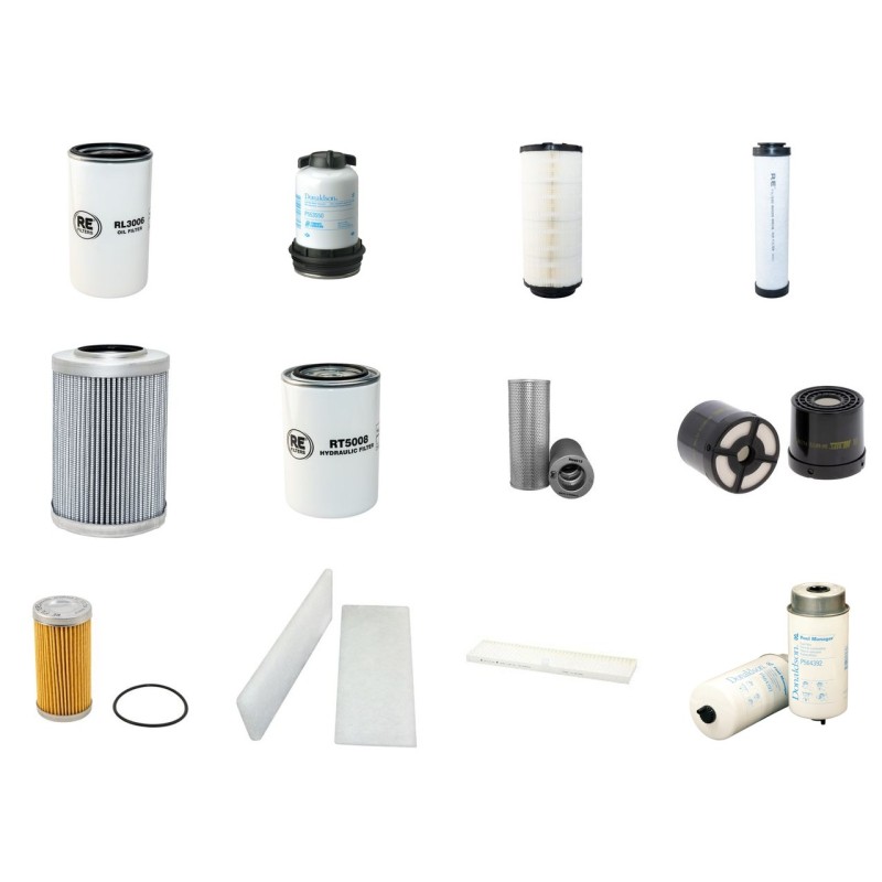 Filter Kit for JCB JZ140 with JCB Engine Year 2017-