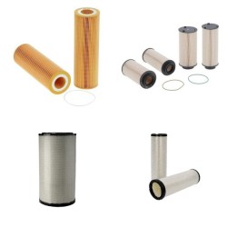 Filter Kit for Hyundai HX 520 L with Scania Engine Air - Oil - Fuel