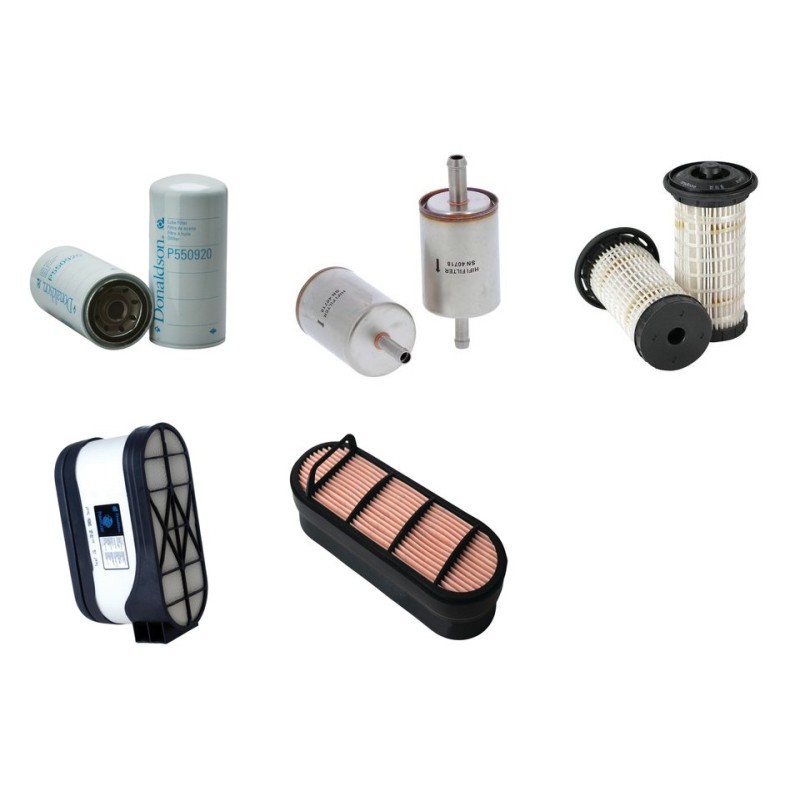 Filter Kit for Hyundai HX160 L with Perkins Engine 2017 Air - Oil - Fuel
