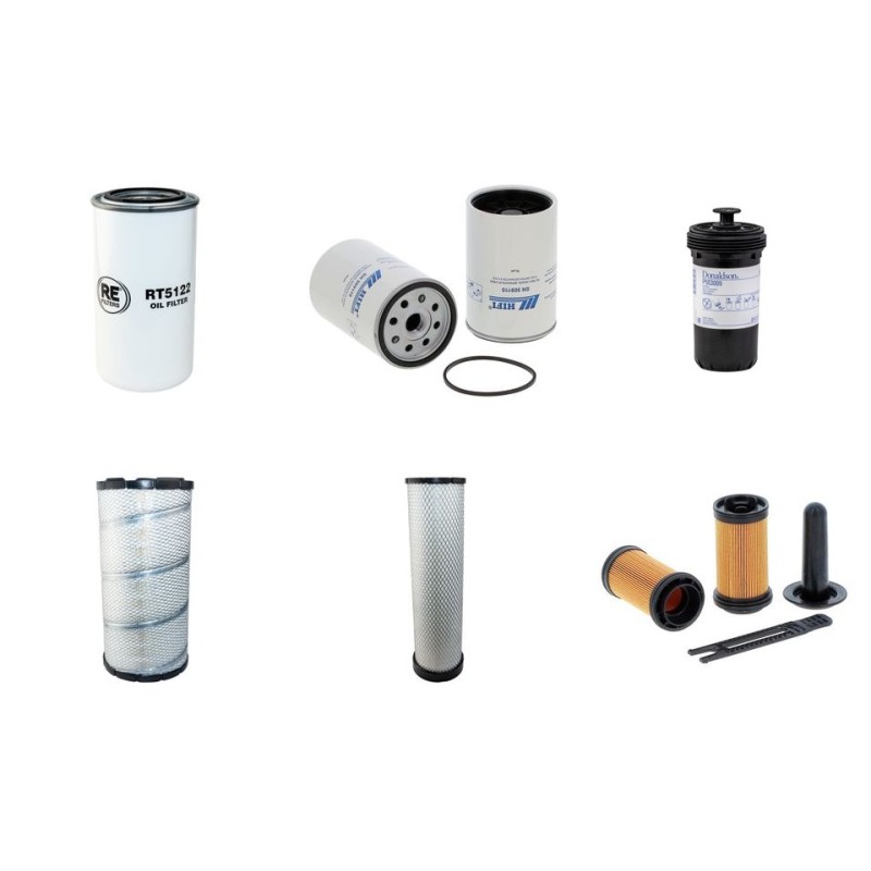Filter Kit for Hyundai HX220 NL with Cummins Engine 2017 Air - Oil - Fuel