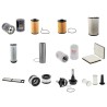 Filter kit for Case CX245D with Isuzu 4HK1XDRA Engine