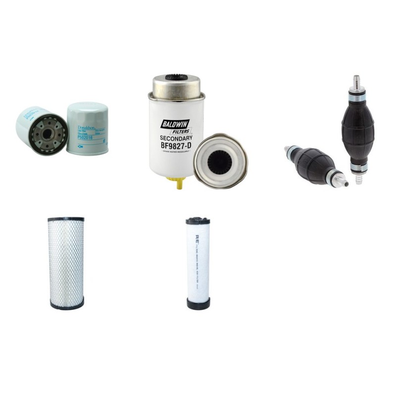 Filter Kit for JCB 51R-1 T3 Air Oil Fuel Filters with Perkins / 404D-22 / 12.2020 Engine
