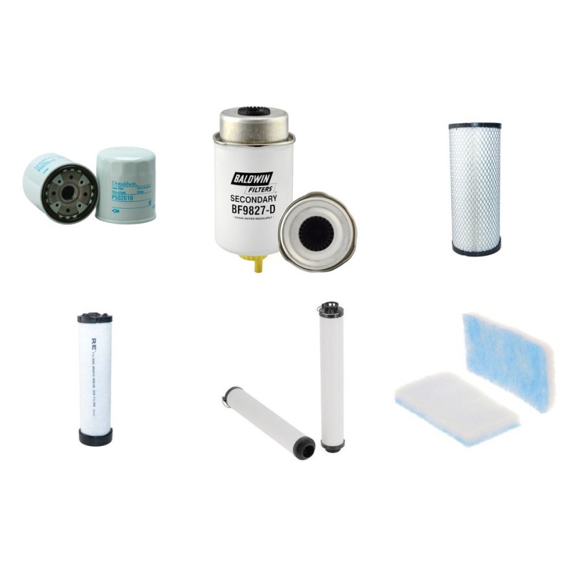 Filter Kit for JCB 55 Z-1 with Perkins / 404D22 / 01.2018 Engine